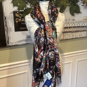 VERA BRADLEY HARRY POTTER SCARF:NWT FRIENDS AT HOGWARTS